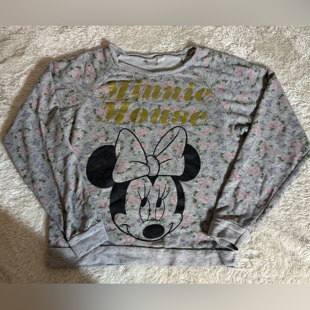 Minnie Mouse Gray Sweatshirt